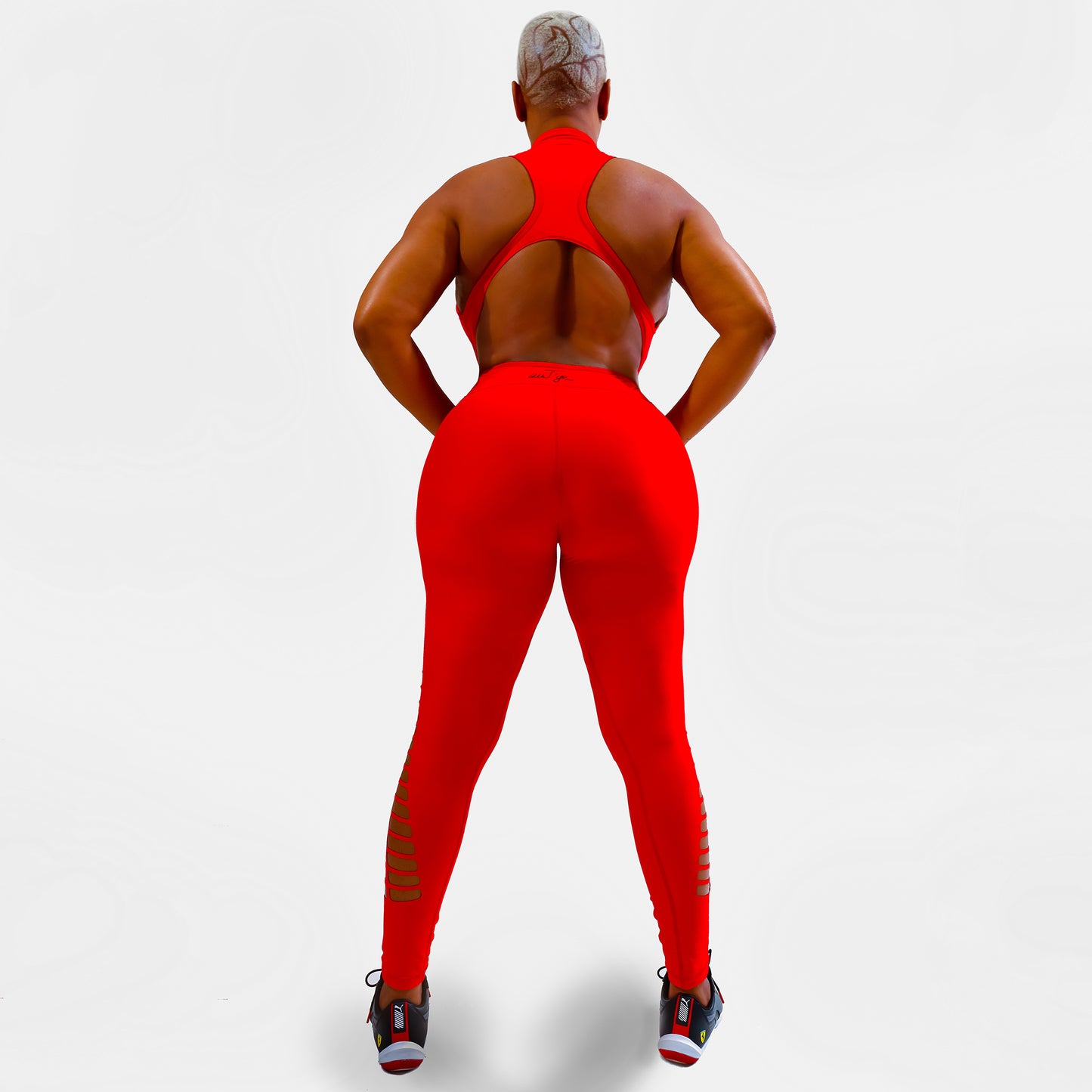 The Blaze Women's Red One Piece Jumpsuit