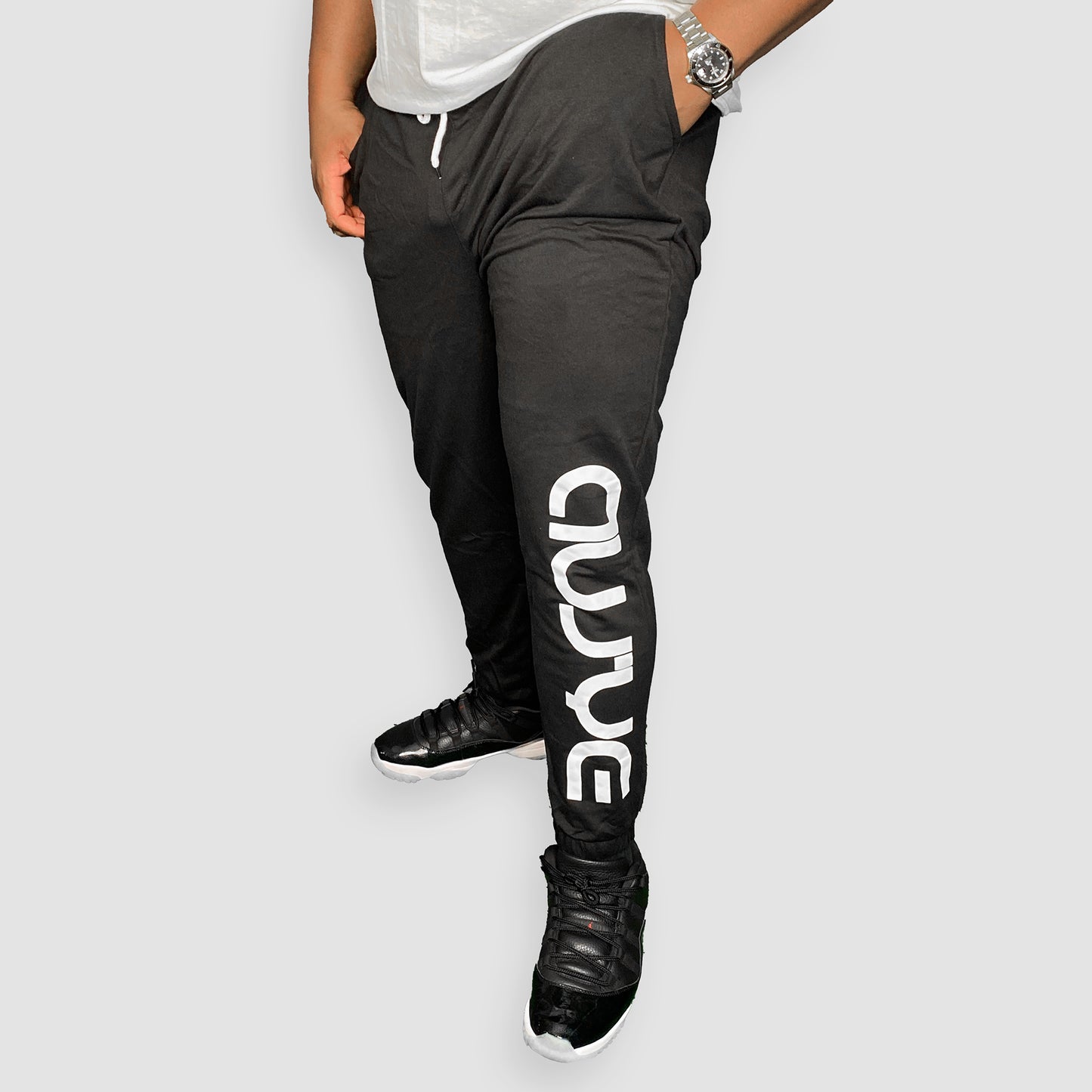 auJ'ye Black Men's Jogger