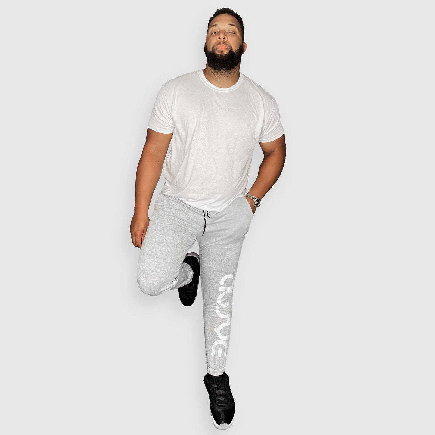 auJ'ye Gray Men's Jogger